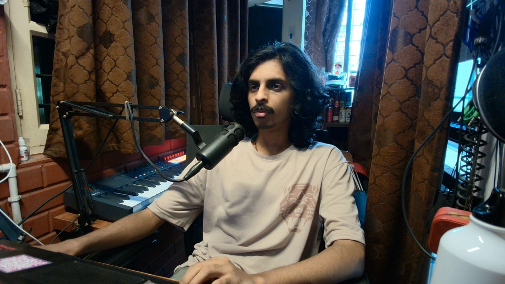 Kalidas Aneesh studio desk
